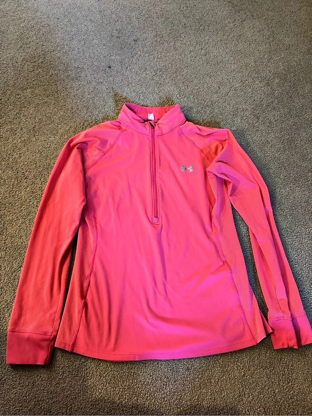 Under Armour Coral Athletic Half-Zip Top